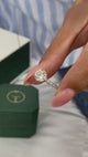Liana Engagement Ring 1.6ct TCW, 14K Gold