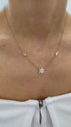 Diamond Pendant Necklace 1.2 ct Yellow Gold