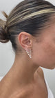 Diamond Chandelier Earrings 2.5 ct Rose Gold
