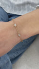 Diamond Link Bracelet 0.9 ct Yellow Gold