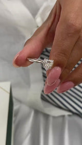 Alouette Engagement Ring 1.50 Carat White Gold