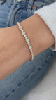 Diamond Tennis Bracelet 5 ct Yellow Gold