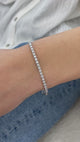 Diamond Tennis Bracelet 2.9 ct White Gold