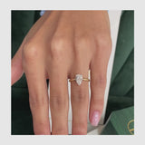 Della Engagement Ring 1.1ct TCW, 14K Gold