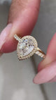 Adalene Engagement Ring 1.50 Carat Yellow Gold