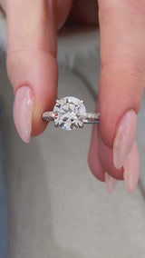 Auryn Engagement Ring 3 carat, 18K gold