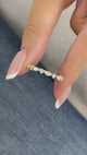 Marquise and Round Band Ring 0.4ct TCW, Yellow Gold 14K