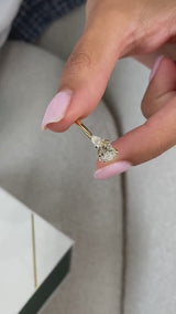 Rosa Engagement Ring 1.30 Carat Yellow Gold