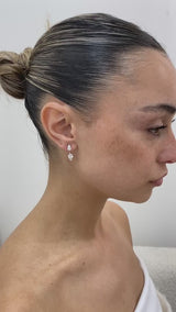 Diamond Jacket Earrings 1.8 ct White Gold