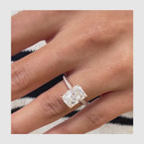 Molan Engagement Ring 3.5ct TCW, 14K Gold