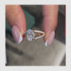 Dallas Engagement Ring 2.10 Carat Rose Gold