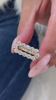 Diamond Pave Ring 2.23 Carat Yellow Gold 14K