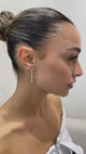 Diamond Drop Earrings 1.1 ct Yellow Gold