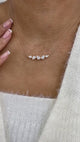 Diamond Pendant Necklace 2 ct Rose Gold