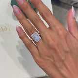 Marlowe Engagement Ring 4.37 Carat Yellow Gold