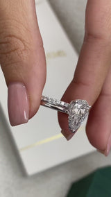 Katherine Engagement Ring 2.7ct TCW, 14K Gold