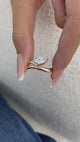 Diamond Solitaire Ring 0.7 ct Rose Gold