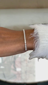 Diamond Tennis Bracelet 1.7 ct White Gold