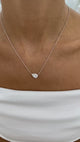 Diamond Pendant Necklace 2 ct White Gold