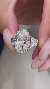 Mignon Engagement Ring 8 Carat White Gold