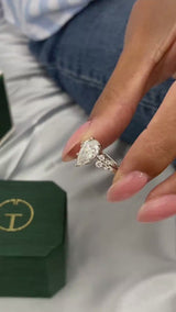 Margot Engagement Ring 1.7ct TCW, 14K Gold