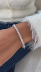 Diamond Tennis Bracelet 3.1 ct White Gold