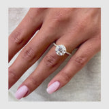 Melissa Engagement Ring 2.7ct TCW, 14K Gold