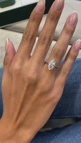 Maleah Engagement Ring 2.50 Carat Yellow Gold