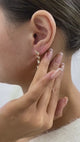 Diamond Drop Earrings 2.3 ct Yellow Gold