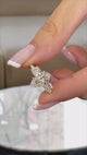 Aska Engagement Ring 3ct TCW, 14K Gold