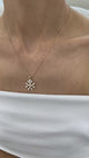 Diamond Pendant Necklace 1.4 ct Yellow Gold