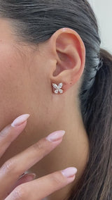 Diamond Stud Earrings 2.1 ct Yellow Gold