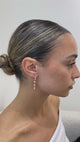 Diamond Drop Earrings 0.55 ct TCW, Rose Gold