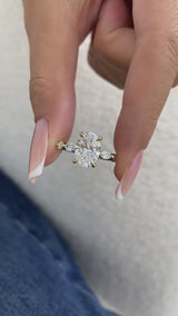 Mirena Diamond Engagement Ring 2.8 ct Yellow Gold