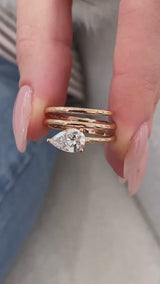 Elyndra Diamond Engagement Ring Rose Gold