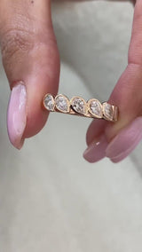 Diamond Ring 1.03 Carat Rose Gold 14K