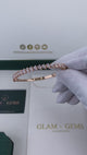 Diamond Bangle Bracelet 2.9 ct Rose Gold