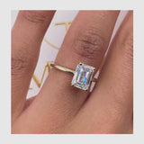 Bria Engagement Ring 2ct TCW, 14K Gold