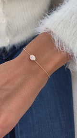 Diamond Chain Bracelet 0.5 ct Rose Gold