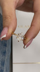 Millie Engagement Ring 1.5ct TCW, 14K Gold