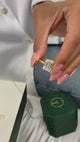 Lucille Engagement Ring 5ct TCW, 14K Gold