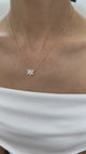 Diamond Pendant Necklace 1 ct Yellow Gold