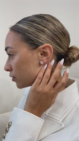 Diamond Stud Fashion Earrings 4 ct Yellow Gold