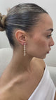 Diamond Drop Earrings 3 ct Yellow Gold