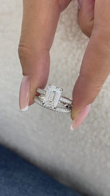 Ophelienne Diamond Set 2 Rings 4.3 ct TCW