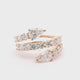 Diamond Eternity Fashion Ring 2.70 ct TCW, Rose Gold 14K