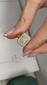 Kira Engagement Ring 6 Carat Yellow Gold