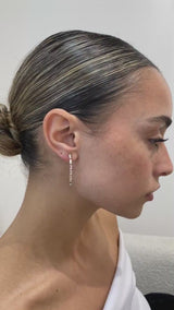 Diamond Drop Earrings 1.3 ct Yellow Gold