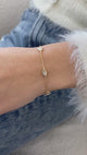 Diamond Link Bracelet 0.8 ct Yellow Gold