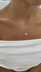 Diamond Pendant Necklace 1 ct White Gold